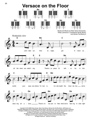 Bruno Mars: Super Easy Songbook - Mars - Easy Piano - Book