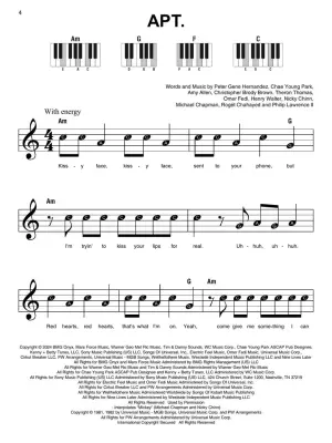 Bruno Mars: Super Easy Songbook - Mars - Easy Piano - Book