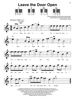 Bruno Mars: Super Easy Songbook - Mars - Easy Piano - Book