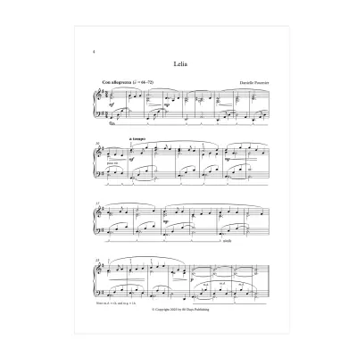 Six chants sans paroles (Six Songs Without Words) - Fournier - Piano - Book