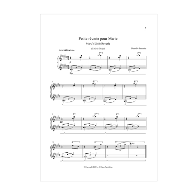 Douze pieces pour piano (Twelve Pieces for Piano) - Fournier - Piano - Book