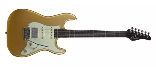 Schecter - 10th Anniversary Nick Johnston Traditional HSS Electric Guitar - Atomic Saffron