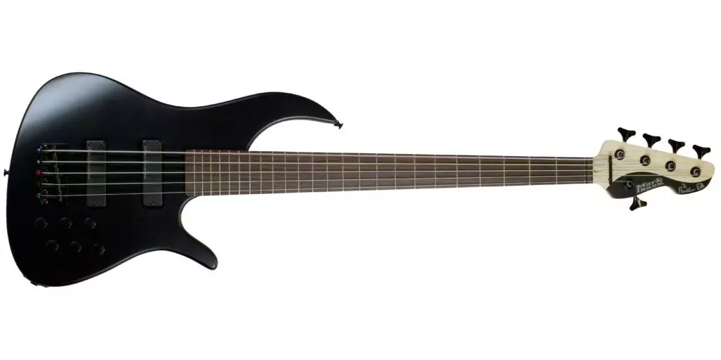 MB Gloxy Panther 5-String Electric Bass with Gigbag - Black