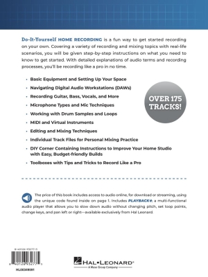 Do-It-Yourself Home Recording - Johnson - Book/Audio Online