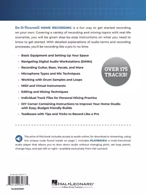 Do-It-Yourself Home Recording - Johnson - Book/Audio Online