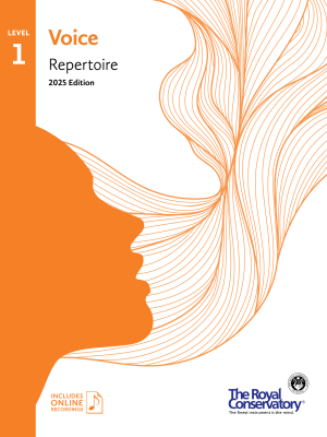 Frederick Harris Music Company - RCM Voice Repertoire 2025 Edition, Level 1 - Voice - Book/Audio Online
