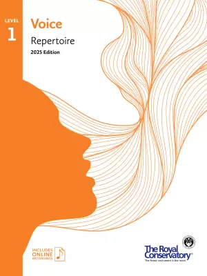 Frederick Harris Music Company - RCM Voice Repertoire 2025 Edition, Level 1 - Voice - Book/Audio Online