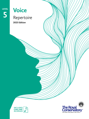 Frederick Harris Music Company - RCM Voice Repertoire 2025 Edition, Level 5 - Voice - Book/Audio Online