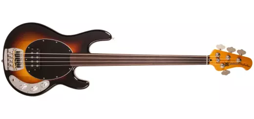 Ernie Ball Music Man - Pino Palladino Signature Fretless StingRay Bass with Case - 79 Burst