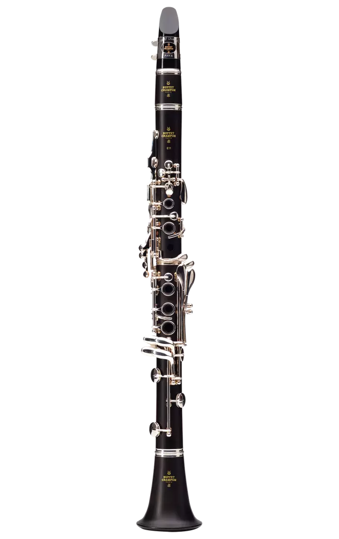 E11 C Clarinet with Silver-Plated Keys