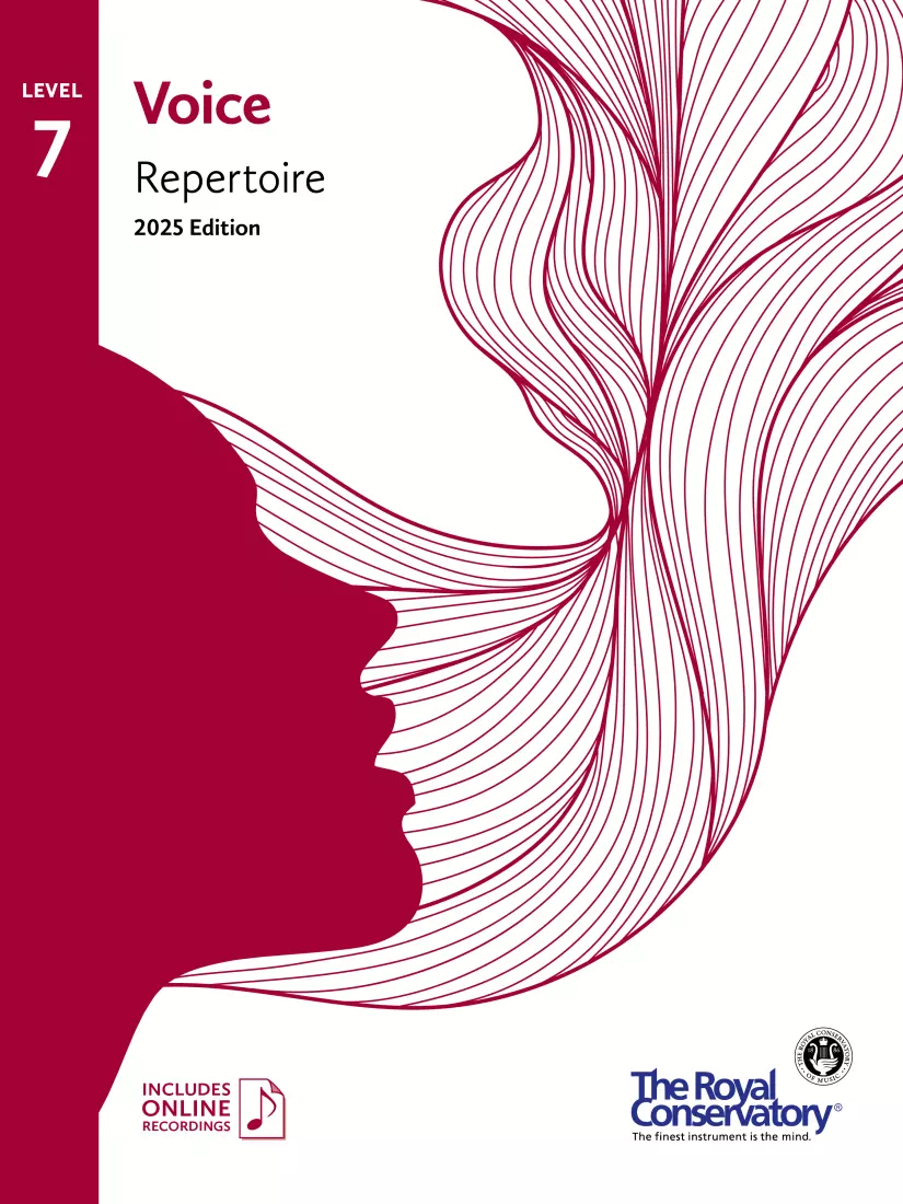 RCM Voice Repertoire 2025 Edition, Level 7 - Voice - Book/Audio Online