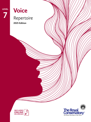 Frederick Harris Music Company - RCM Voice Repertoire 2025 Edition, Level 7 - Voice - Book/Audio Online