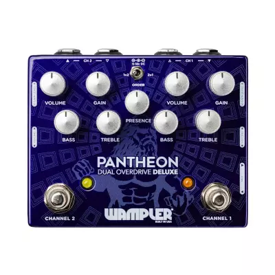 Wampler Pedals - Pantheon Deluxe Dual Overdrive Pedal