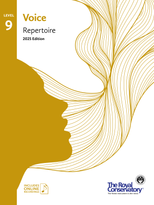 Frederick Harris Music Company - RCM Voice Repertoire 2025 Edition, Level 9 - Voice - Book/Audio Online