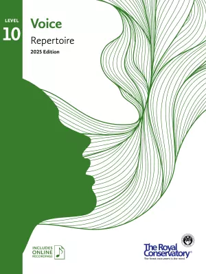 Frederick Harris Music Company - RCM Voice Repertoire 2025 Edition, Level 10 - Voice - Book/Audio Online