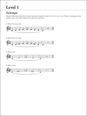 RCM Voice: Technique and Musicianship 2025 Edition, Prep-Level 4 - Voice - Book