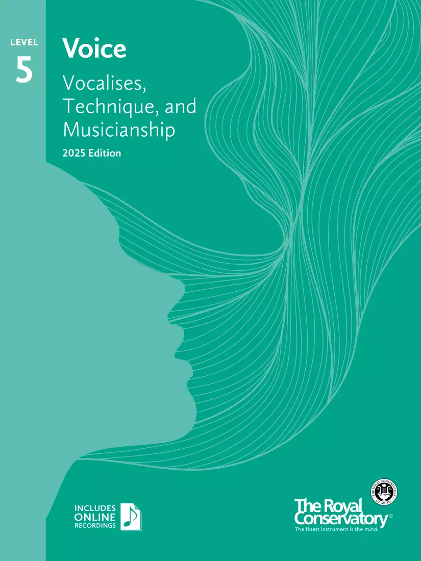 RCM Voice: Vocalises, Technique, and Musicianship 2025 Edition, Level 5 - Voice - Book/Audio Online