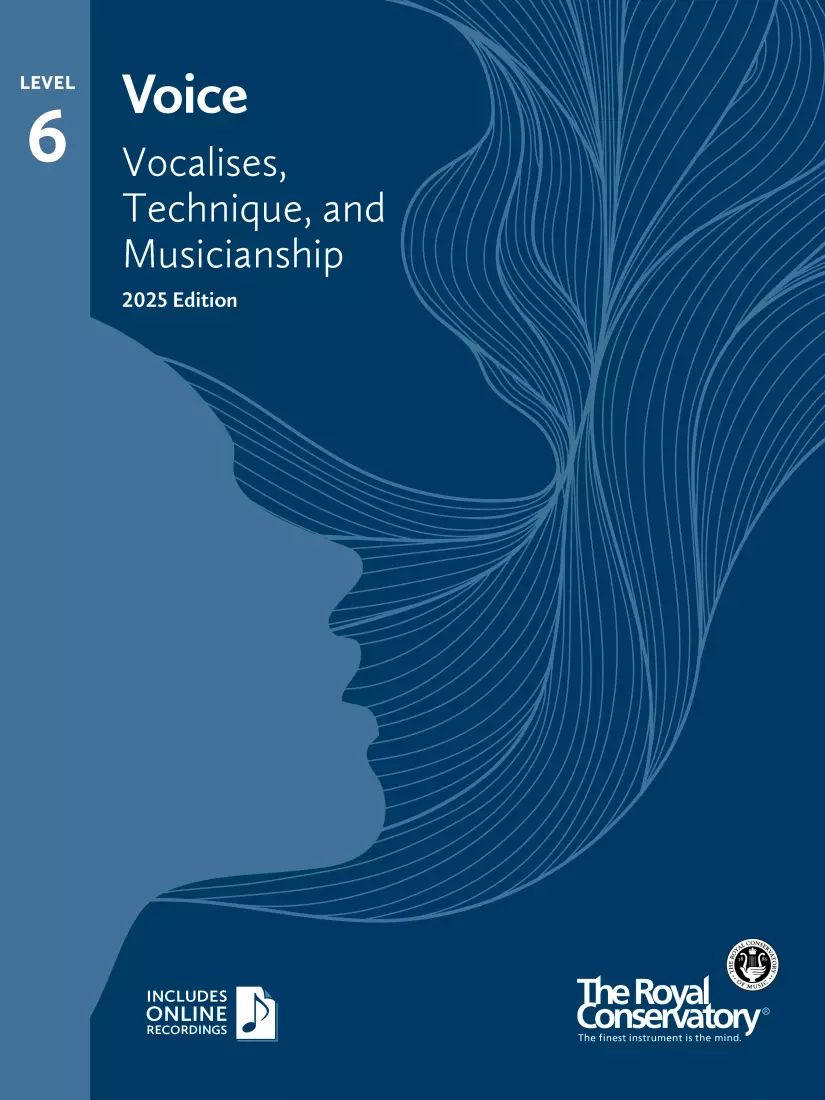 RCM Voice: Vocalises, Technique, and Musicianship 2025 Edition, Level 6 - Voice - Book/Audio Online