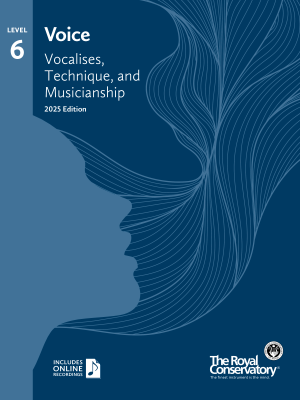 Frederick Harris Music Company - RCM Voice: Vocalises, Technique, and Musicianship 2025 Edition, Level 6 - Voice - Book/Audio Online