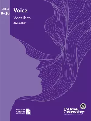 Frederick Harris Music Company - RCM Voice: Vocalises, Technique, and Musicianship 2025 Edition, Levels 9-10 - Voice - Book/Audio Online