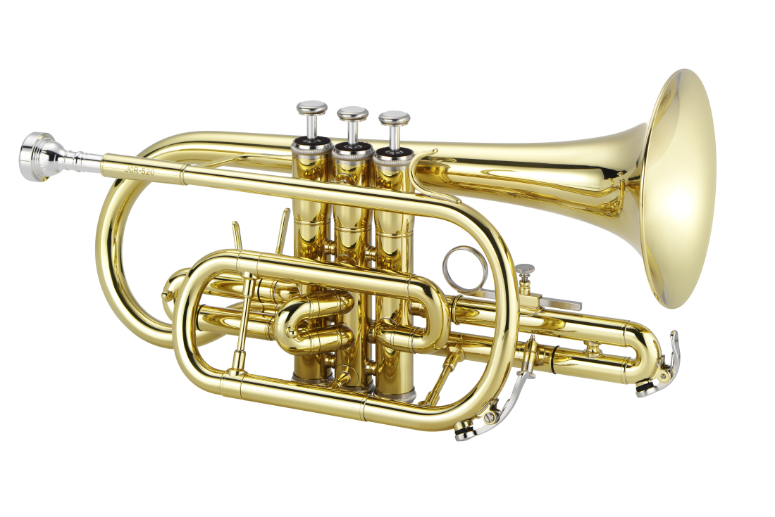 JCR700UA Bb Cornet with American-Style Mouthpiece and Hardshell Case - Lacquer