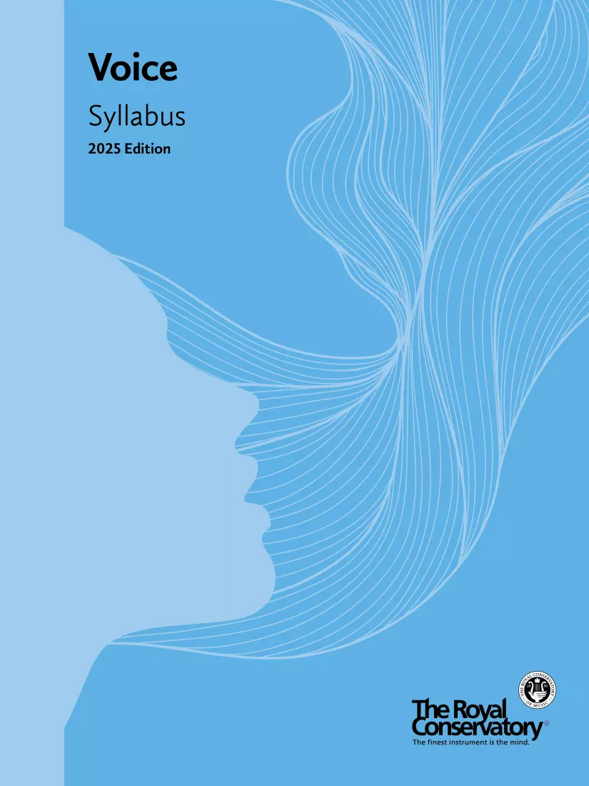 RCM Voice Syllabus 2025 Edition - Book