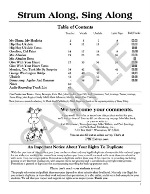 Strum Along, Sing Along: A Collection For Young Players And Singers - Kit/CD