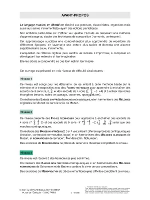 Le Langage musical en liberte--Harmonie et contrepoint au clavier, de la memoire a l\'improvisation: Realisations - Duha - Book