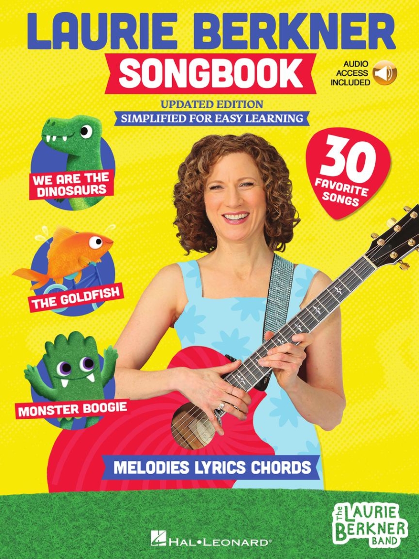 The Laurie Berkner Songbook (Updated Edition) - Berkner - Melody/Lyrics/Chords - Book/Audio Online