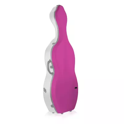 Bam Cases - BonBon Hightech Cello Case - Violet/White