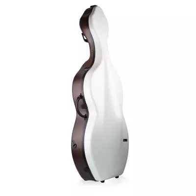 Bam Cases - BonBon Hightech Cello Case - White/Brown