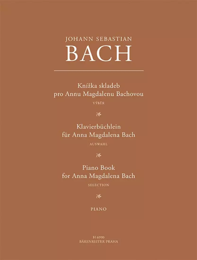 Klavierbuchlein fur Anna Magdalena Bach - Bach - Piano - Book