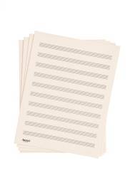 D10S - Archives Double-Folded Manuscript Paper Sheets, 10 stave, 24 Sheets