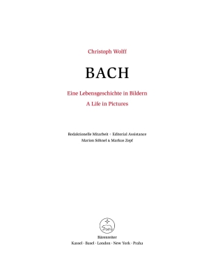 Bach: A Life in Pictures (2nd Edition) - Wolff - Hardcover Book