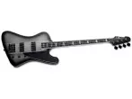 LTD Deluxe Phoenix-1004 Electric Bass Guitar - Silver Sunburst Satin