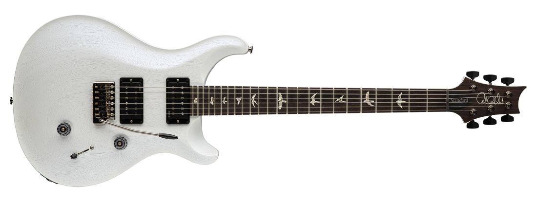 Standard 24 Satin Electric Guitar with Hardshell Case - Pearl White