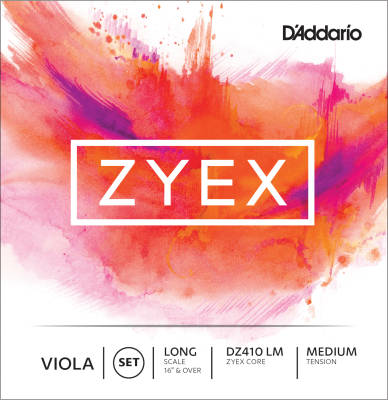 DAddario Orchestral - Zyex Viola String Set, Long Scale, Medium Tension