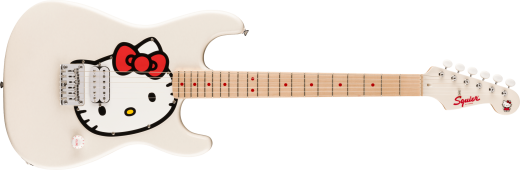 Fender x Hello Kitty Stratocaster Electric Guitar with Gigbag - White