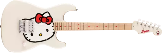 Fender x Hello Kitty Stratocaster Electric Guitar with Gigbag - White