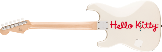Fender x Hello Kitty Stratocaster Electric Guitar with Gigbag - White