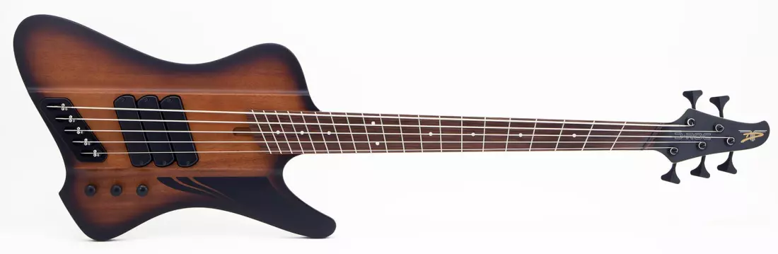 D-Roc Standard 5-String Electric Bass - Vintageburst