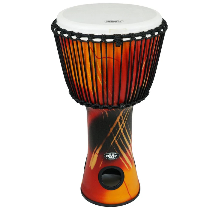 14\'\' AirDrum Rope-Tuned Djembe - Abstract Orange