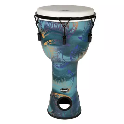 Groove Masters Percussion - 14 AirDrum Lug-Tuned Djembe - Ocean Blue