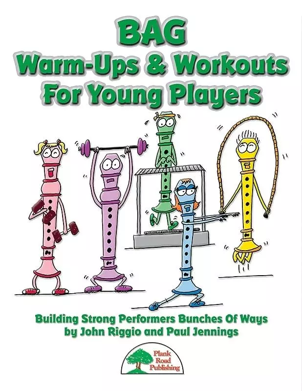 BAG Warm-Ups & Workouts For Young Players - Riggio/Jennings - Classroom Recorder - Kit/CD