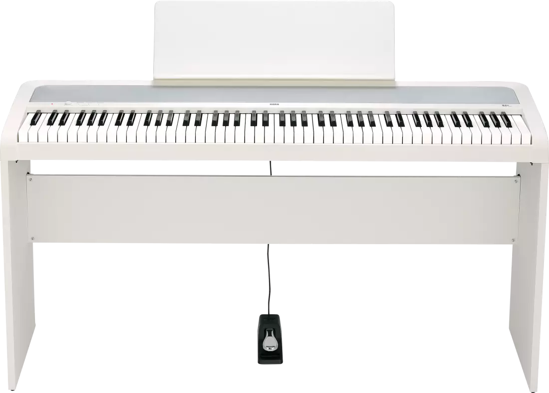 B2+ Digital Piano with Stand and Pedal - White