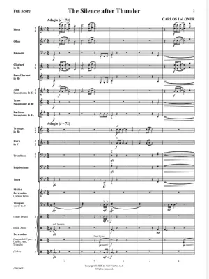 The Silence after Thunder - Lalonde - Concert Band - Level 3