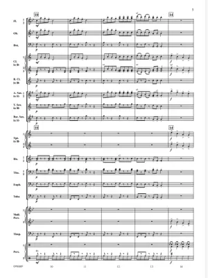 A Joyful Jingling Holiday Can-Can - Offenbach/Lortz - Concert Band - Gr. 3.5