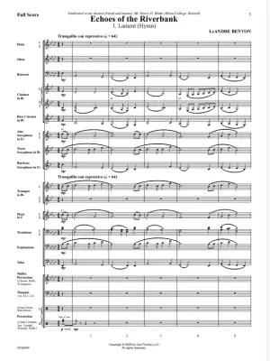 Echoes of the Riverbank - Benton - Concert Band - Gr. 3.5