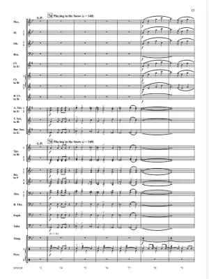 Snow - Riposo - Concert Band - Gr. 4