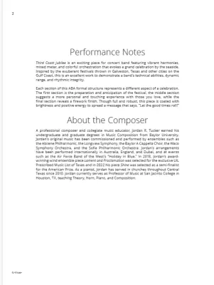 Third Coast Jubilee - Tucker - Concert Band - Gr. 4